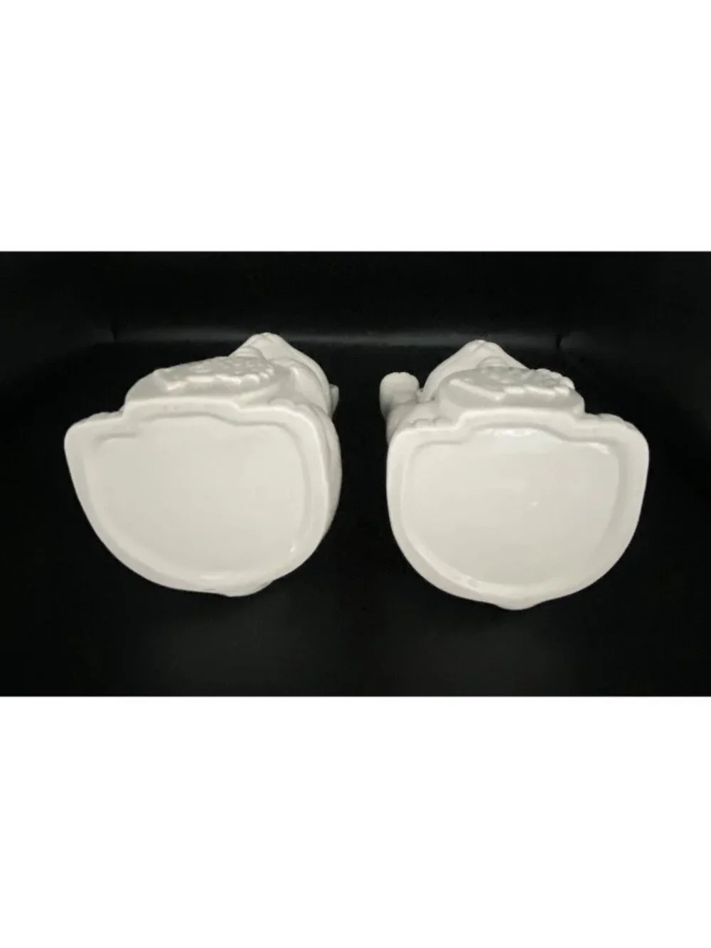 Benihana Maneki Neko Lucky Cat White Tiki Mugs Right Paw Raised Lot of 2